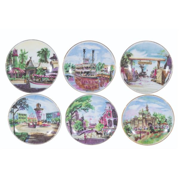 A Set of Disneyland"Lands” Mini-Plates.