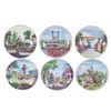 Image 1 : A Set of Disneyland"Lands” Mini-Plates.