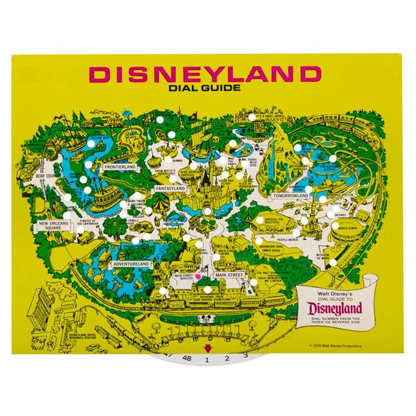 A 1976 Disneyland Dial Guide.