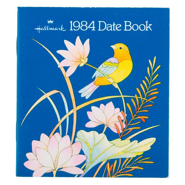 A 1984 Disneyland Hallmark Date Book.