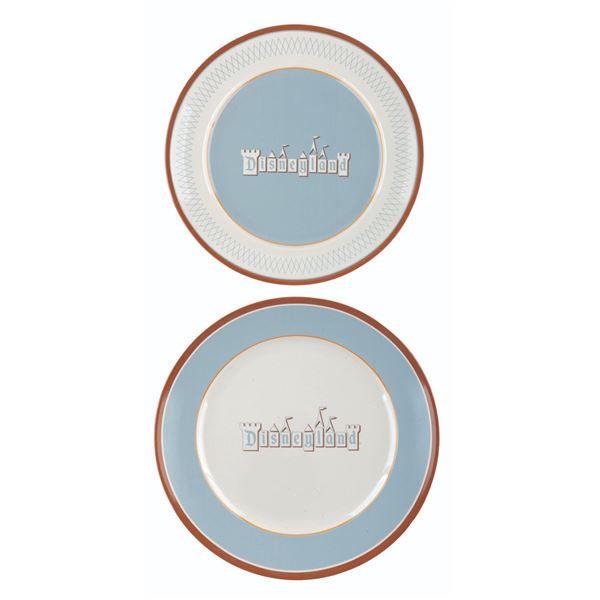 A Pair of Disneyland Dinner Plates.