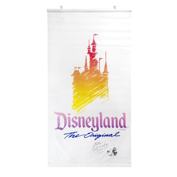 A 1993 "Disneyland the Original" Signed Banner.
