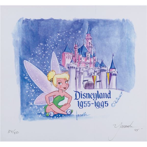 A Signed Tinker Bell New Century Watch Print.
