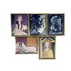 Image 1 : A Collection of Haunted Mansion Changing Portrait Lenticular Cards.