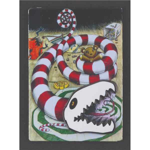 A Haunted Mansion Holiday 2001 Stretching Portrait Snake Pin.
