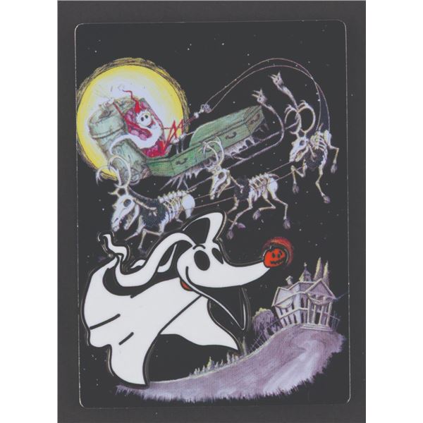 A Haunted Mansion Holiday 2001 Jack and Zero Sleigh Pin.