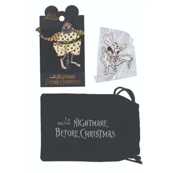 A Pair of"13 Weeks of 13 Treats” Haunted Mansion Pins.