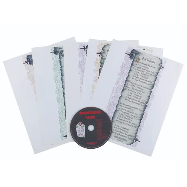 A Haunted Mansion Holiday Scarols CD & Lyrics.