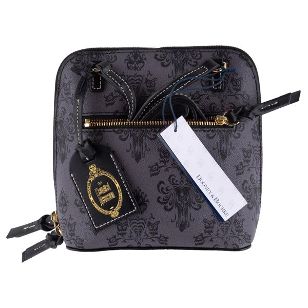 A Dooney & Bourke Haunted Mansion Crossbody Bag.