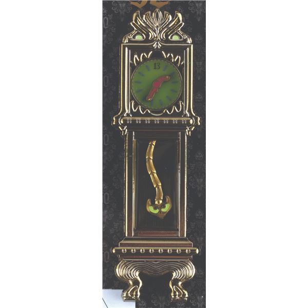 A Haunted Mansion 50th Anniversary Grandfather Clock Pin.