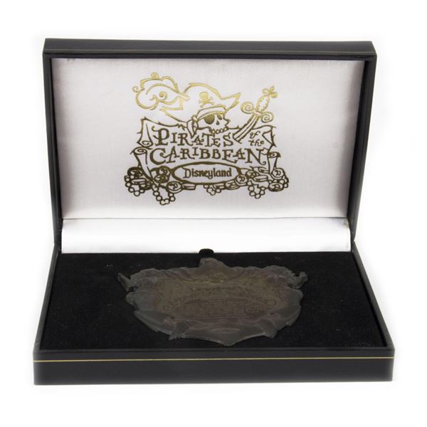 A Pirates of the Caribbean 30th Fountain Plaque  Jumbo Pin.
