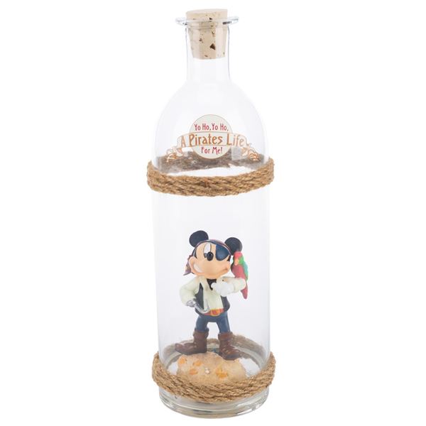 A Pirates of the Caribbean Pirate Mickey in Bottle.