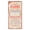 Image 1 : A Seating Card for the Golden Horseshoe Revue.