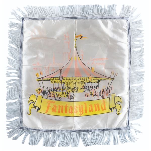 An Early Disneyland Fantasyland Pillowcase.