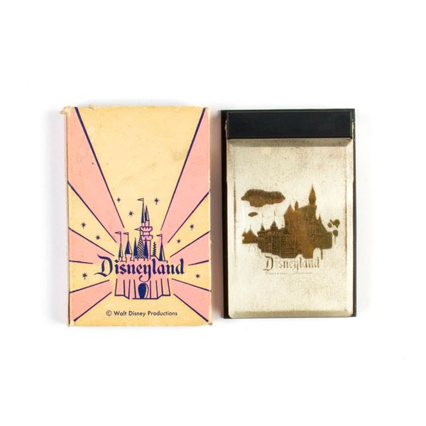 An Early Disneyland Souvenir Memo Pad in Box.