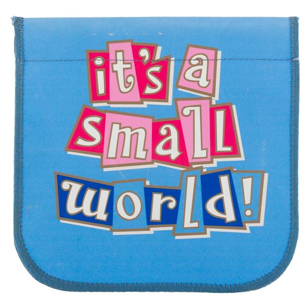 An It's a Small World Crowd Control Flag.