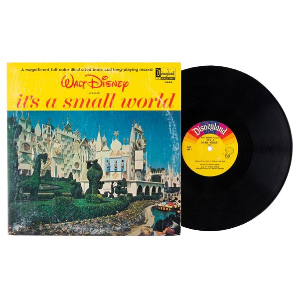 An It's a Small World Record with Book Jacket.