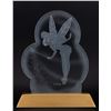 Image 4 : A Tinker Bell Light-Up Etched Glass Plaque.