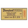 Image 3 : A Prototype Sample Monorail Ticket Pin.