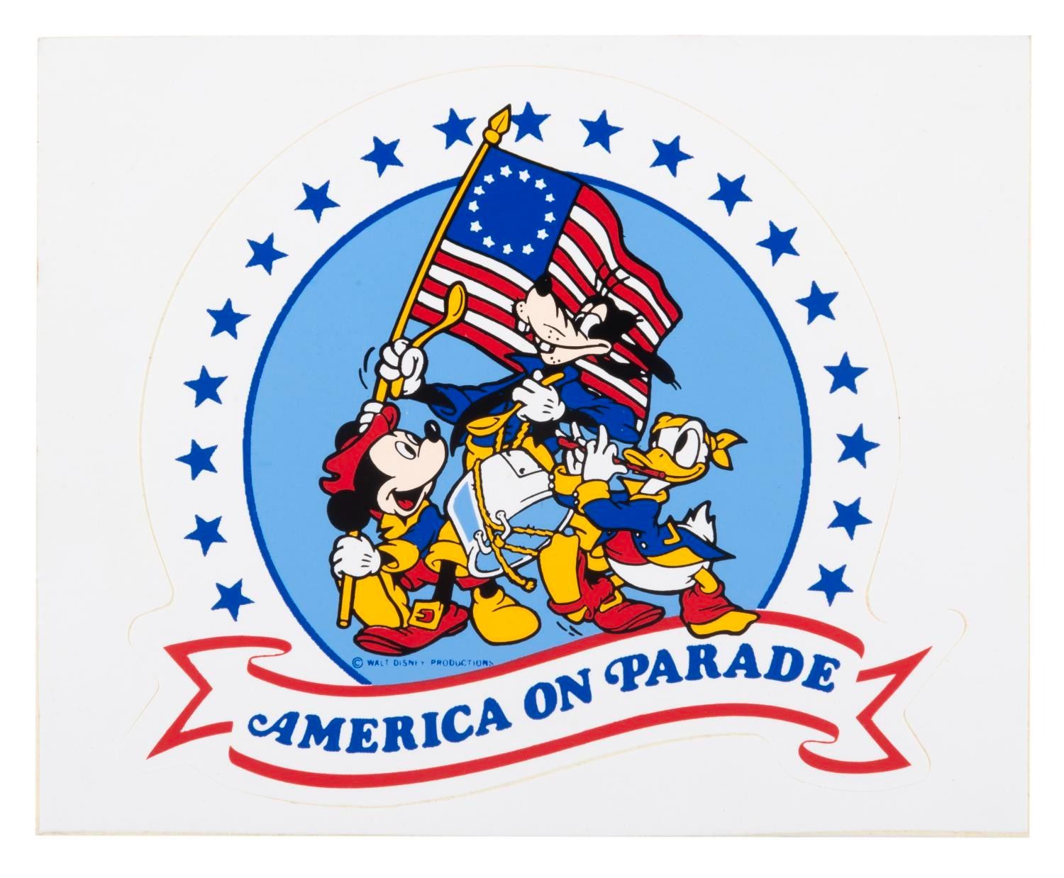 Parade Leader Sticker An America on Parade Sticker.