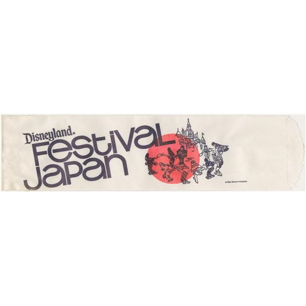 A Disneyland Festival Japan Chopstick Envelope.