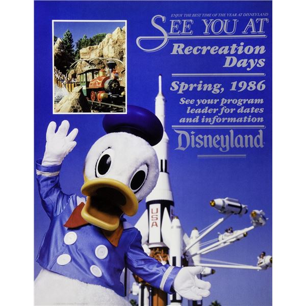 A Disneyland Recreation Days Poster.