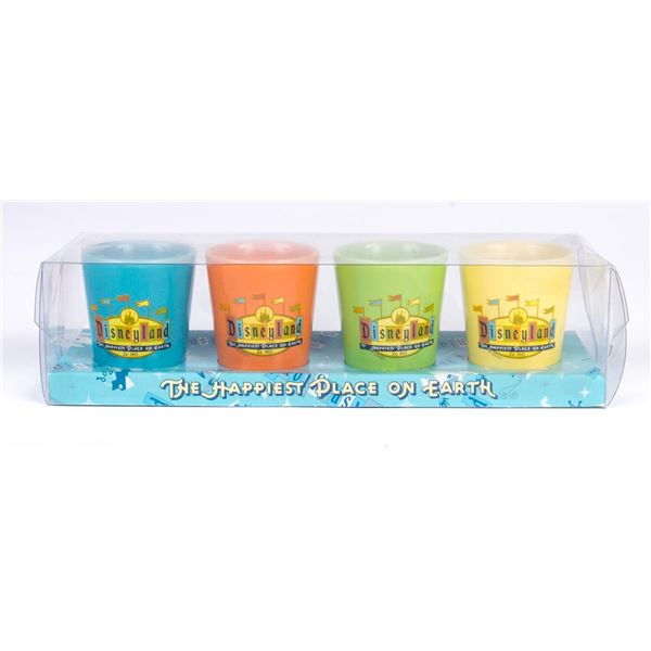 A Disneyland 50th Anniversary Mini Glass Set.