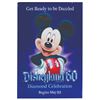 Image 1 : A Huge Disneyland 60th Anniversary Mickey Poster.