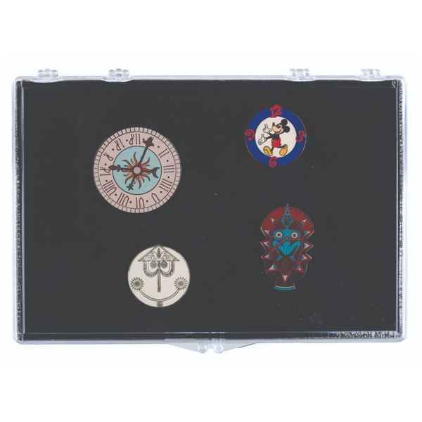 A Complete Cast Recognition Clock Face Pin Set.