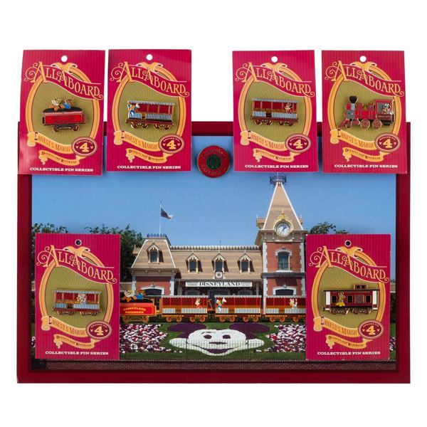 A Disneyland Railroad Ernest S. Marsh Pin Set.