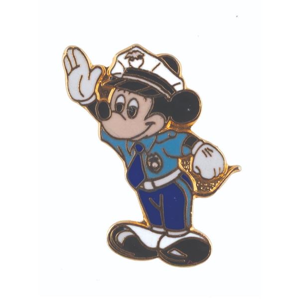 A Mickey Mouse Security Officer Pin.