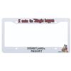 Image 1 : An"I Make Magic Happen” Disneyland Cast Member License Plate Holder.