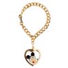 Image 2 : A Bracelet with Mickey and Minnie Reversible Charm.