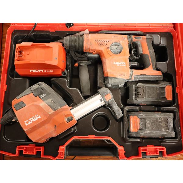 PERCEUSE À BÉTON HILTI TE 6-A22 & TE DRS-4/6