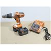 Image 1 : PERCEUSE 1/2" AVEC x2 BATT ET CHARGE RIDGID