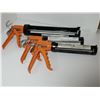 Image 1 : LOT DE 3 PISTOLETS À CALFEUTRER ASST