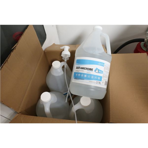 LOT: 4 ASSAINISSEUR POUR MAIN 3.78L SANS ALCOOL