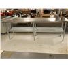 Image 1 : TABLE INOX 89"x24"x33"