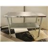 Image 1 : TABLE INOX 48"x24"x33"