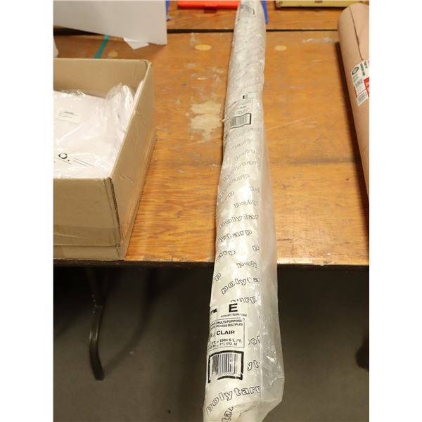 FEUILLE DE PLASTIQUE CLAIR 1500 SQ.FT. POLYTARP