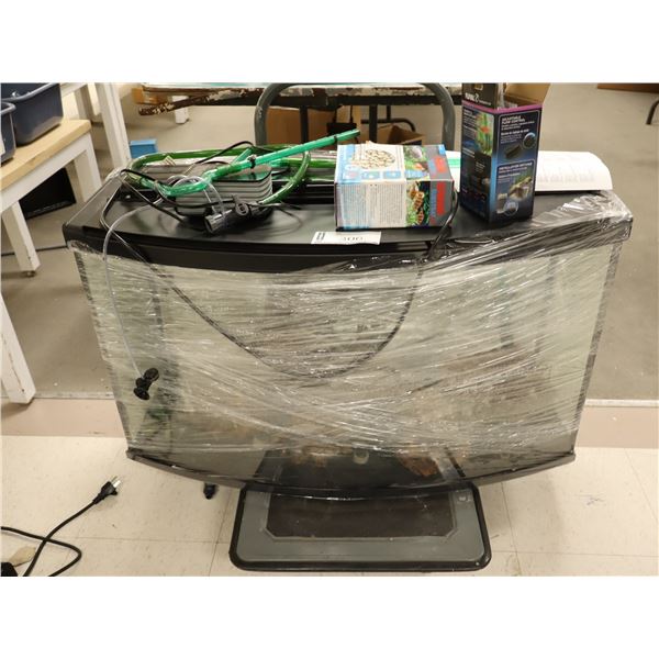 AQUARIUM 37"x17"x20" AVEC ACCESSOIRES