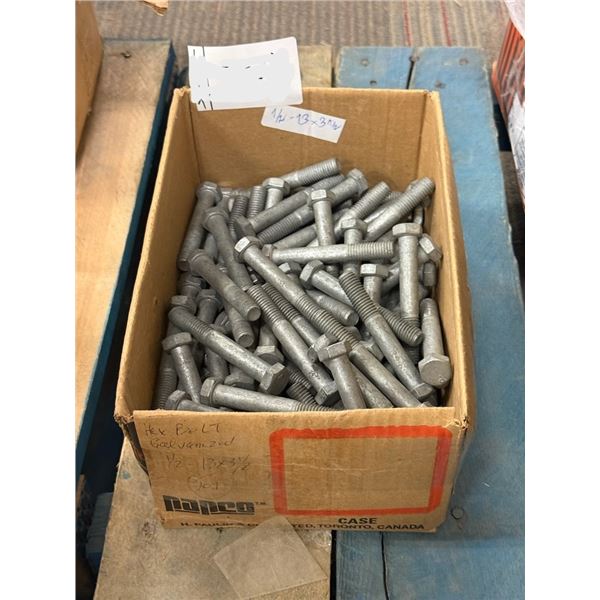 LOT DE 90+VIS HEX GALVANISÉ