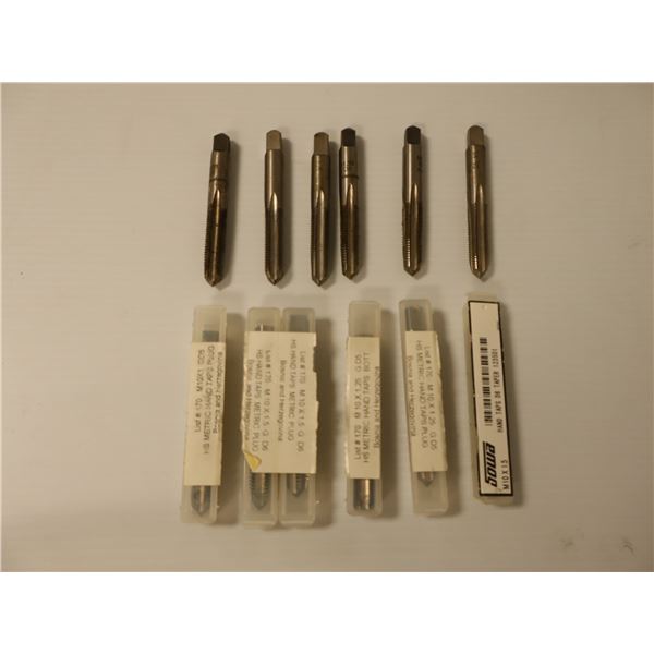 LOT DE 12 TAPS MÉTRIQUES 