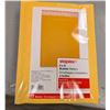 Image 1 : PQT DE 12 ENVELOPPES À BULLES STAPLES NO 0 AVEC RABAT QUICKSTRIP 6"x9" KRAFT