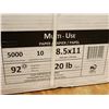 Image 2 : PQT DE 500 FEUILLES DE PAPIER 8.5"x11" 92 BRILLANCE