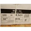 Image 2 : PQT DE 500 FEUILLES DE PAPIER 8.5"x11" 92 BRILLANCE