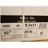 Image 2 : PQT DE 500 FEUILLES DE PAPIER 8.5"x11" 92 BRILLANCE