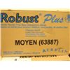 Image 2 : BTE DE 100 GANTS NITRILE POUR EXAMINS BLEU MOYEN "ROBUST PLUS" 63887