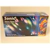 Image 1 : BTE DE 100 GANTS NITRILE POUR EXAMINS BLEU MOYEN "SONIC" 93777