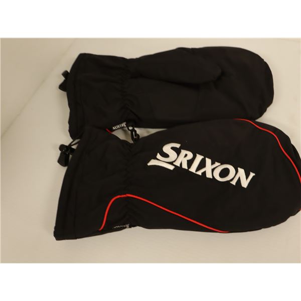 PAIRE DE GANTS DE GOLF D'HIVER SRIXON NOIRS ET ROUGES